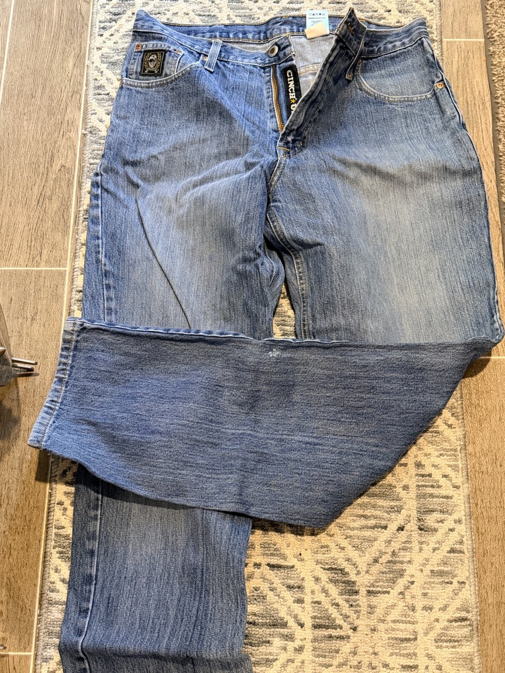 Cinch Men's Blue Bootcut  Jeans